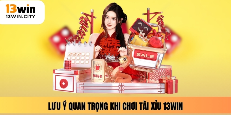 Lưu ý quan trọng khi chơi tài xỉu 13WIN